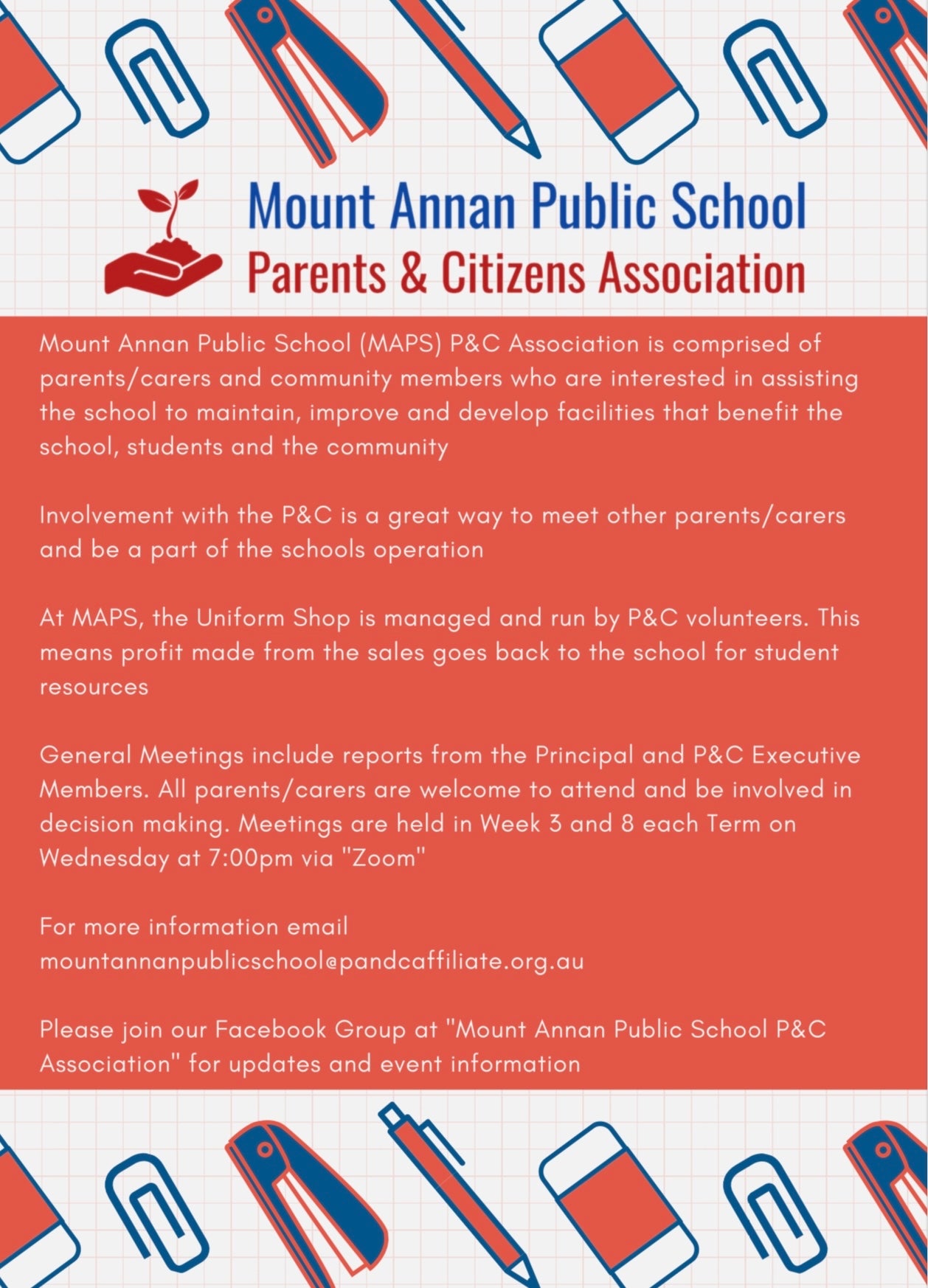 P&C Membership – Mount Annan Public School P&C Uniform Shop